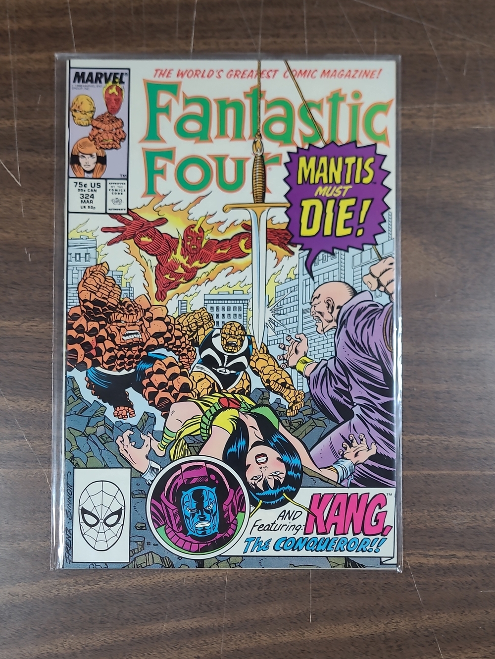 Marvel Fantastic Four Comic Book #324 March 1988 Bagged